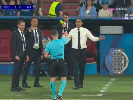 Istvan Kovacs l-a avertizat pe Simone Inzaghi cu un „galben”! Ce gest i-a făcut antrenorul de la Inter Milano