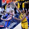După o pauză de 9 ani, asistăm din nou la un meci decisiv în finala NBA! Indiana Pacers a învins fără emoții Oklahoma City Thunder, cu Tyrese Haliburton incert.