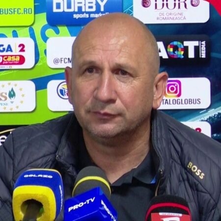 Vasile Miriuță, dezamăgit după înfrângerea cu Metaloglobus: „Este păcat! Toți suntem responsabili”
