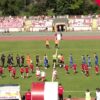 Imagini din prima repriză a meciului CS Dinamo – Vedița Colonești, returul barajului pentru promovarea în Liga 2