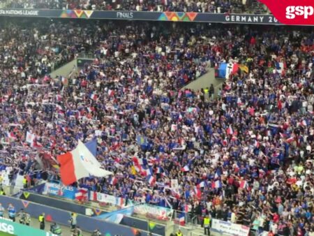 Spania – Franța. Imnurile celor două echipe au răsunat pe arena din Stuttgart