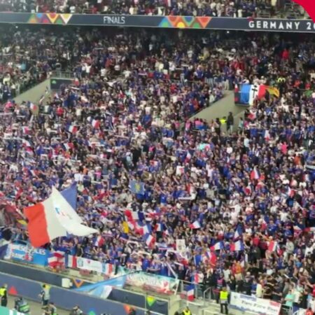 Spania – Franța. Imnurile celor două echipe au răsunat pe arena din Stuttgart