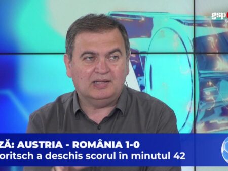 Singurul evidențiat în direct la GSP Live Special, după 45 de minute din Austria – România
