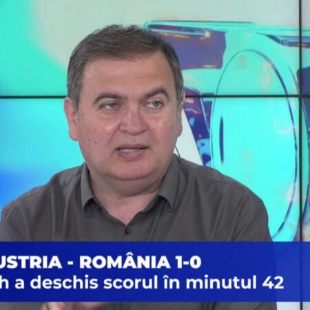 Singurul evidențiat în direct la GSP Live Special, după 45 de minute din Austria – România