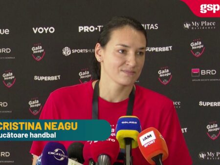 Cristina Neagu, declarații înainte de meciul de retragere: „Nu am regrete. E o bucurie că președintele e în tribună.”