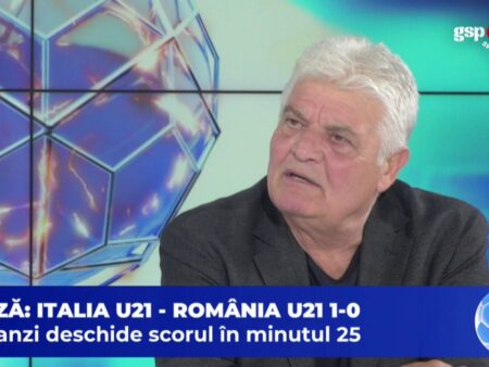 Ioan Andone îl consideră vinovat pe Umit Akdag pentru prestația din prima repriză a meciului Italia U21 – România U21.