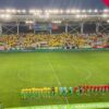 România U19 – Muntenegru U19: Imnul României a răsunat pe Stadionul Arcul de Triumf.