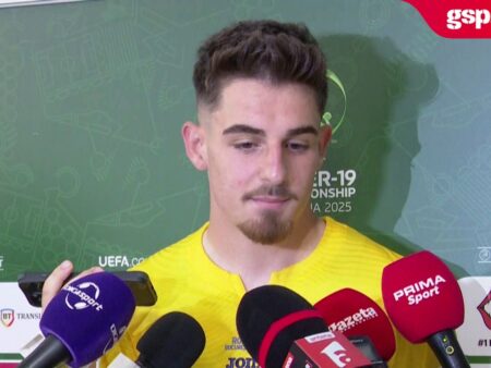 David Barbu, unul dintre scorers în meciul cu Muntenegru: „Mi-a spus să intru și să înscriu”
