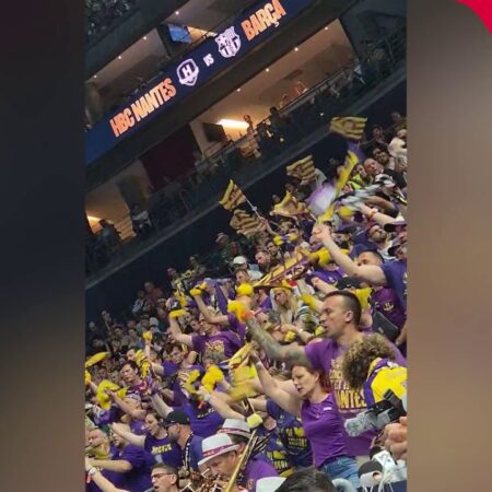 Los Platanos la Köln! Suporterii lui Nantes oferă un spectacol în Final Four-ul Ligii Campionilor.