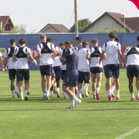 Antrenament al echipei României Under 19 în imagini