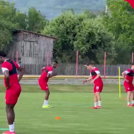 Antrenamentul lui Kopic în cantonamentul lui Dinamo: „Câinii” se pregătesc la Curtea de Argeș