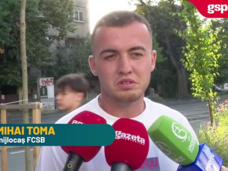 Mihai Toma a venit să își susțină colegii: „Formăm o echipă unită cu jucători deosebiți”