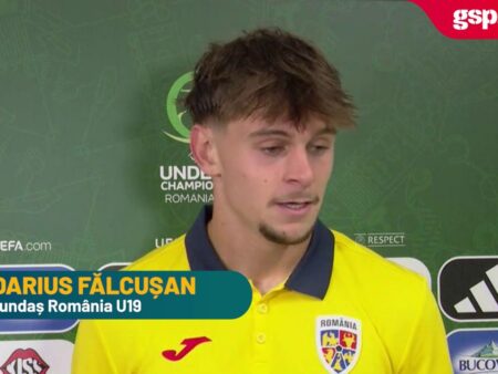 Danemarca U19 – România U19 0-3 » Darius Fălcușan: „Sunt încrezător că putem ajunge în finală”