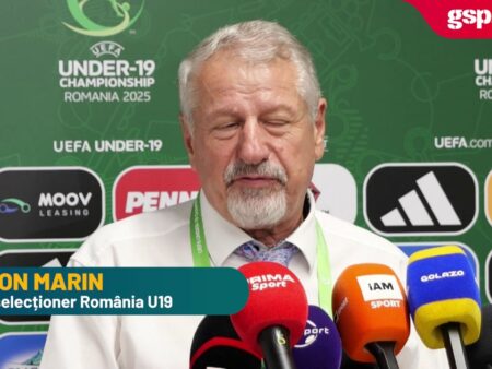 Ion Marin, selecționer U19, comentarii după înfrângerea cu Olanda: „Se putea, ar fi fost minunat să vedem și al doilea gol”