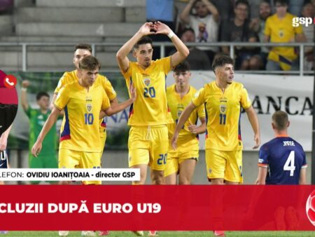 Ioanițoaia la zi. Directorul GSP despre parcursul naționalei U19 la EURO: „A fost unul remarcabil” + Opinii despre noul sezon de Liga 1 și Campionatul Mondial al Cluburilor.