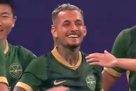 Alex Mitriță i-a impresionat pe chinezi la debutul oficial: două goluri și o pasă de gol pentru noua echipă!