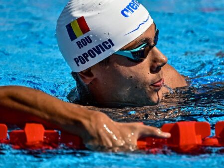 După obținerea unei noi medalii, americanii dezvăluie ambiția uriașă a lui David Popovici pentru proba de 100 m liber.