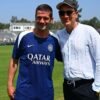 Cristi Chivu, star și în America! » Ce celebru fan al lui Inter l-a vizitat la un antrenament în Los Angeles
