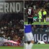 Baraj abandonat la Salerno! Fanii au aruncat scaune, fumigene și petarde » Sampdoria se menține în Serie B