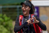 Două românce în acțiune în prima zi de la Wimbledon.