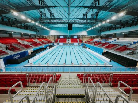 Organizatorii Campionatelor Mondiale de Natație de la Singapore promit bătăi de recorduri la această ediție » David Popovici va concura într-o arenă construită în doar cinci luni