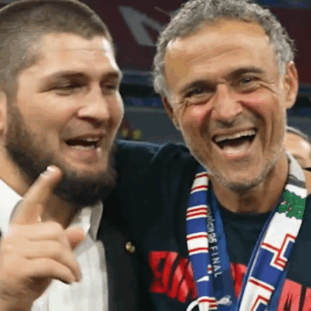 Imaginile serii de la München » „Farsa” pe care Khabib Nurmagomedov i-a făcut-o lui Luis Enrique: „Nenorocitul!”