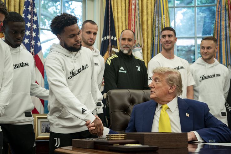 Delegația Juventus la Casa Albă