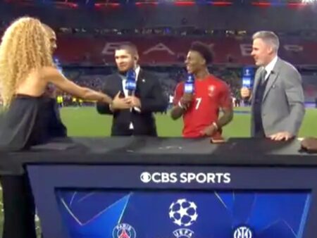 După PSG – Inter, Khabib Nurmagomedov i-a întins mâna lui Kate Scott: „Respect!” » Care este explicația?