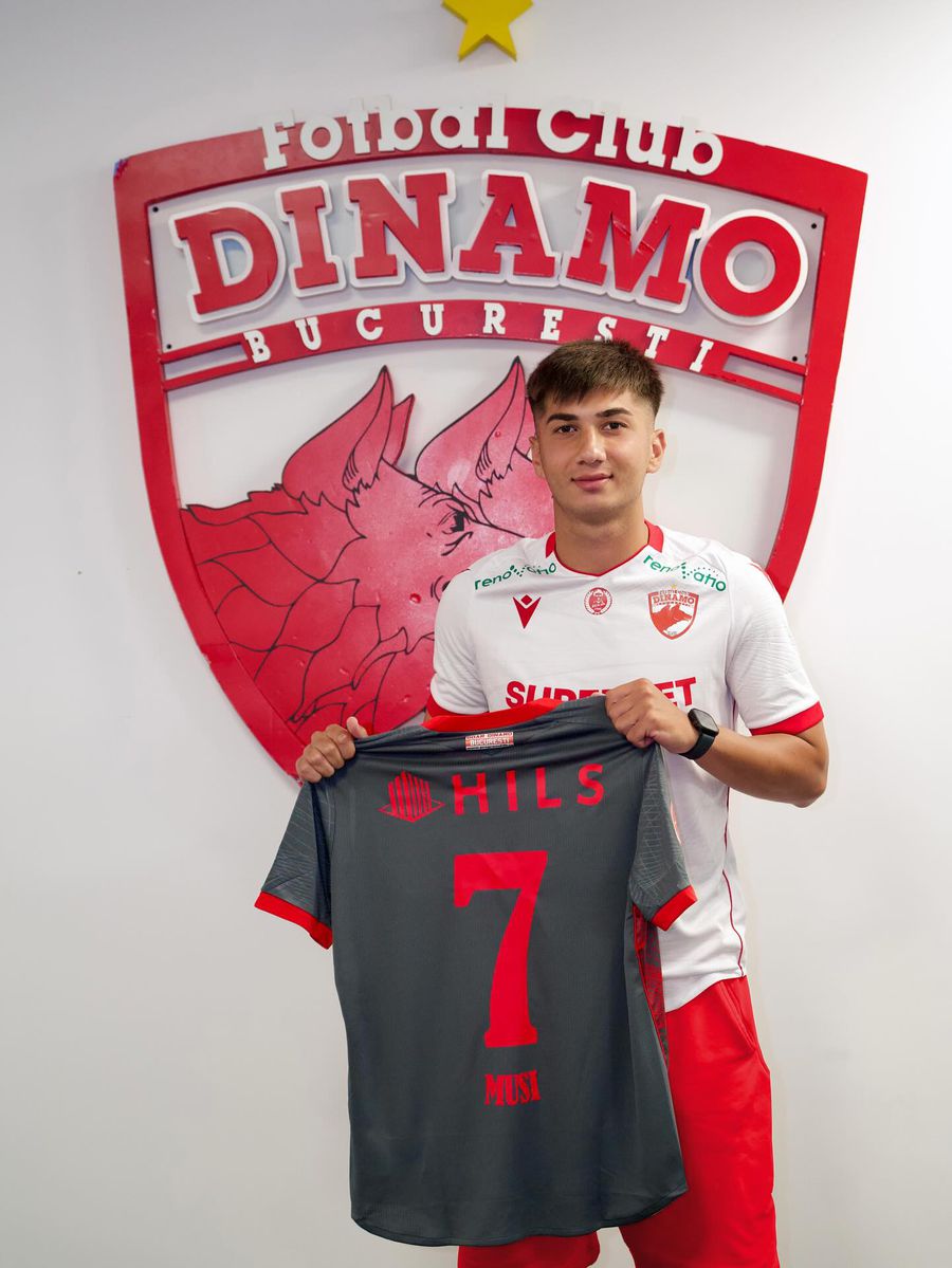 Alexandru Musi, prezentat oficial la Dinamo