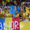 Tricourile galbene au cucerit stadionul „Ernst Happel”: Românii au lăsat organizatorii fără cuvinte, peste 15.000 de spectatori la meci.
