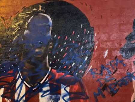 „Șobolan de rahat” » Pictura murală a lui Nico Williams a fost vandalizată din nou… și restaurată