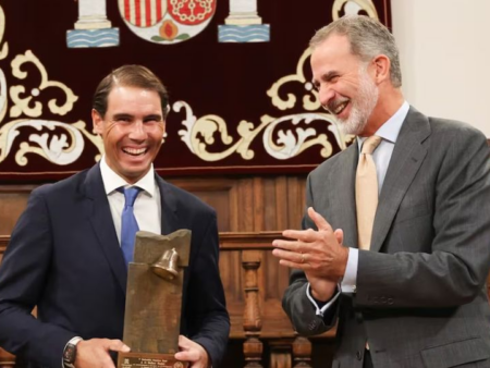 „Nadal, un adevărat ‘nobil’. Fostul jucător de tenis a fost distins cu un titlu rar de către Regele Filip al VI-lea al Spaniei”