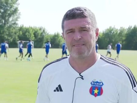 Nervii la maximum în Steaua – Dumbrăvița! Ce a declarat Oprița despre incidentele de pe teren