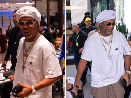 Ronaldinho a sosit în România! Primele fotografii cu brazilianul la Cluj-Napoca