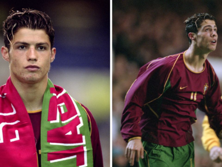 Cum au trecut 22 de ani? Fotografii neprețuite cu Cristiano Ronaldo la 18 ani, în tricoul naționalei Portugaliei.