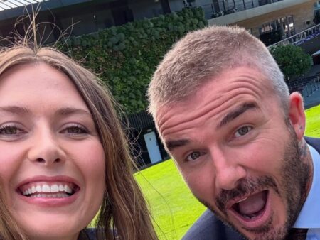 David Beckham și Maria Sharapova s-au întâlnit la Wimbledon: motivul întâlnirii lor