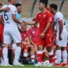 Incident rar la meciul amical al românilor din Slovenia: arbitrul a fost dus cu ambulanța.