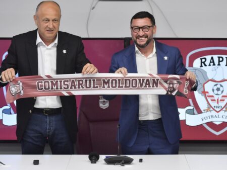 Rapid a anunțat separarea de Viorel Moldovan: „Decizia a fost luată de comun acord”