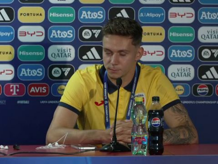 Louis Munteanu, declarație fermă înainte de România – Italia la EURO U21: „Mâine vreau să le demonstrez că s-au înșelat”
