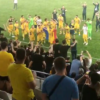 Atmosferă electrizantă pe „Arcul de Triumf”! Tricolorii U19 și-au sărbătorit calificarea în semifinalele Campionatului European alături de fani.