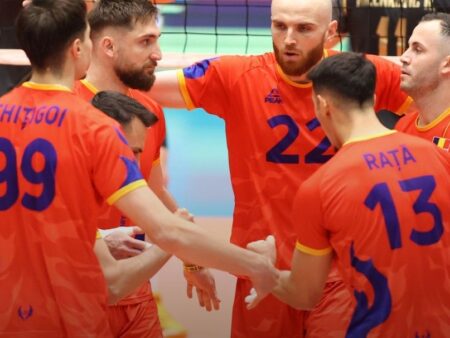 Naționala masculină de volei a României a început cu succes în Golden League