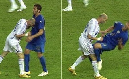 Eric s-a apropiat de Materazzi și a imitat lovitura lui Zidane din finala Campionatului Mondial!