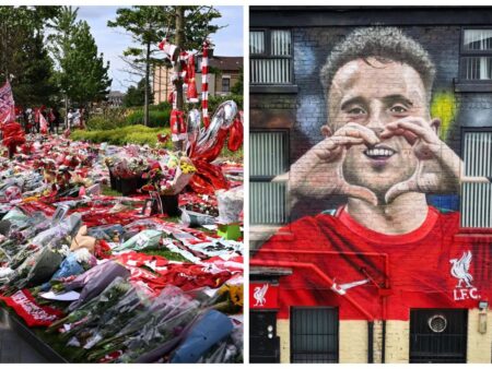 Un alt gest remarcabil din partea Liverpool în memoria lui Diogo Jota » Ce se va întâmpla cu miile de suveniruri lăsate în fața stadionului Anfield