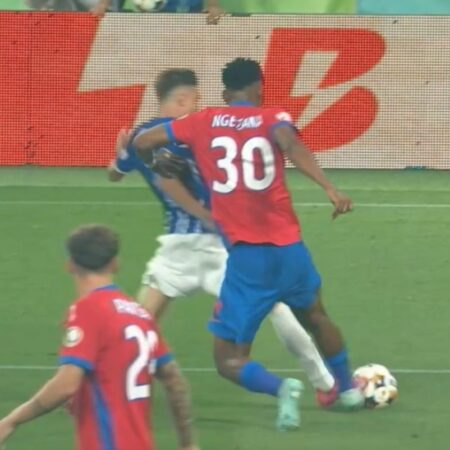 Ngezana a greșit din nou în Ghencea: penalty oferit cadou pentru FCSB
