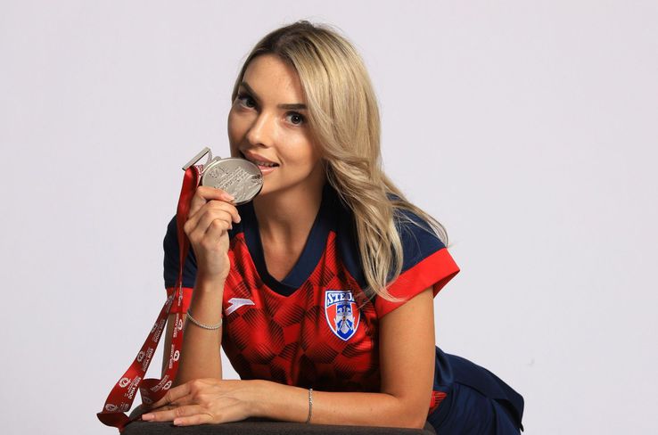 Bernadette Szocs, cu medalia de argint la Mondiale