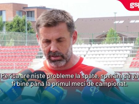 „Problema principală este accidentarea lui Sivis” + Ce spune despre oferta pentru Cîrjan și debutul lui Politic la FCSB