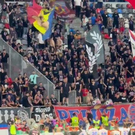 FCSB – Inter Club d’Escaldes 3-1. Echipa condusă de Chalarambous, aplaudată la final de fani.