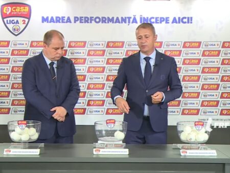 Tragerea la sorți în direct pentru țintarul noului sezon al Ligii 2