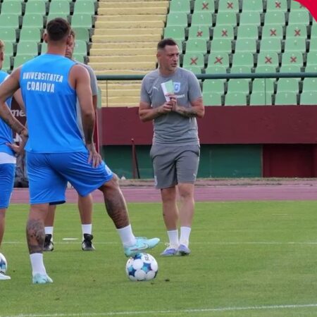 Antrenamentul Universității Craiova înainte de meciul cu FK Sarajevo: Imagini din culise