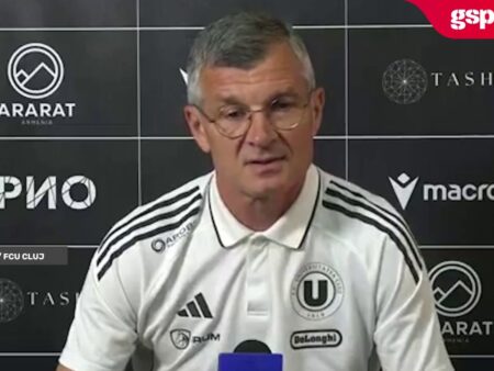 Ioan Ovidiu Sabău, înainte de Ararat Armenia – U Cluj: „Este o onoare să antrenez în Europa clubul care m-a format” + Opinie despre adversară: „Am urmărit un meci amical cu Dinamo Tbilisi”